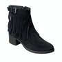 Bota Tchoco Feminina Preto Couro