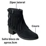 Bota Tchoco Feminina Preto Couro