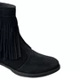 Bota Tchoco Feminina Preto Couro
