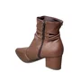 Bota Via Uno Feminina Cacau Salto Bloco 