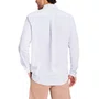 Camisa Básica Masculina Tricoline Manga Longa Branco