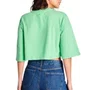 Camiseta Cropped Feminina Simples Manga Curta Limão