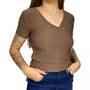 Camiseta Facinelli Feminina Café