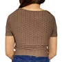 Camiseta Facinelli Feminina Café