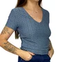 Camiseta Facinelli Feminina Cinza
