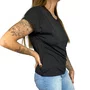 Camiseta Facinelli Feminina Preta 
