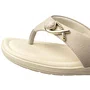 Chinelo Comfortflex Feminino Creme Ferragem Dourada 