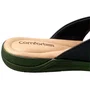 Chinelo Comfortflex Feminino Preto Ferragem Dourada 