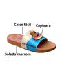 Chinelo Grendene Infantil Feminino Marrom Capivara 