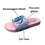 Chinelo Grendene Infantil Feminino Rosa Stitch 