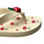 Chinelo Ipanema Infantil Feminino Beje Cereja 