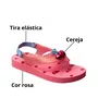 Chinelo Ipanema Infantil Feminino Rosa Cereja 