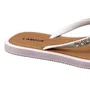 Chinelo L´amour Feminina Branco Tira Cravejada 