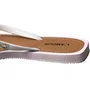Chinelo L´amour Feminina Branco Tira Cravejada 
