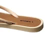 Chinelo L´amour Feminino Bege Tira Cravejada 