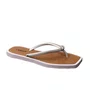 Chinelo L´amour Feminino Branco Tira Cravejada 