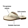 Chinelo Moleca Feminina Branco Off 