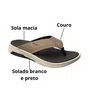 Chinelo Pegada Masculino Areia Couro