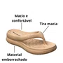 Chinelo Piccadilly Feminino Nude Claro Marshmallow