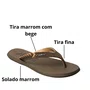 Chinelo Rider Masculino Marrom