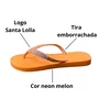 Chinelo Santa Lolla Neon Melon 