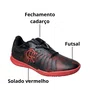Chuteira Oxn Infantil Preto Flamengo Futsal