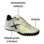 Chuteira Oxn Masculino Bege Society