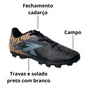 Chuteira Oxn Masculino Preto Campo