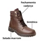 Coturno Beira Rio Feminina Café Cadarço 