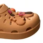 Crocs Grendene Infantil Feminina Marrom Capivara 