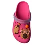 Crocs Grendene Infantil Feminina Rosa Escuro Capivara 