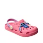 Crocs Grendene Infantil Feminina Rosa Stitch 
