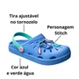 Crocs Grendene Infantil Unissex Azul Stitch