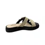 Flat Dakota Feminino Machiato Fivela Dourada