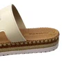 Flat Moleca Feminino Branco Off Texturizada 