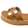 Flat Offline Feminino Casca Ferragens Douradas 