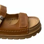 Flat Pegada Feminino Camel Couro 
