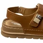 Flat Pegada Feminino Camel Couro 
