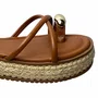 Flat Sua Cia Feminino Casca Ferragem Dourada 