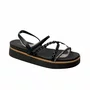 Flat Sua Cia Feminino Preto Tira Cravejada 