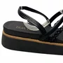 Flat Sua Cia Feminino Preto Tira Cravejada 
