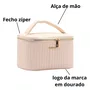 Necessaire Chenson Feminina Nude Alça Mão 