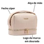 Necessaire Chenson Feminina Nude Fecho Zíper