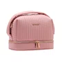 Necessaire Chenson Feminina Rosa Fecho Zíper 