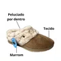 Pantufa Pegada Feminina Terra Peluciada 