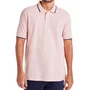 Polo Básica Masculina Gola Frisos Rosa