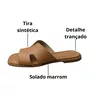 Rasteirinha Beira Rio Feminina Camel 