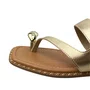 Rasteirinha Beira Rio Feminino Dourado 