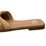 Rasteirinha Moleca Feminina Multi Nude Ferragem Dourada 