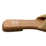 Rasteirinha Moleca Feminina Multi Nude Ferragem Dourada 